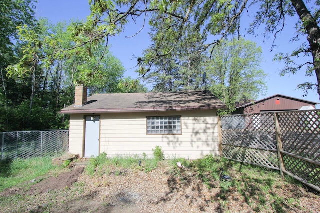 34007 Sunset Loop, Motley, MN 56466 - view of side of property with a chimney