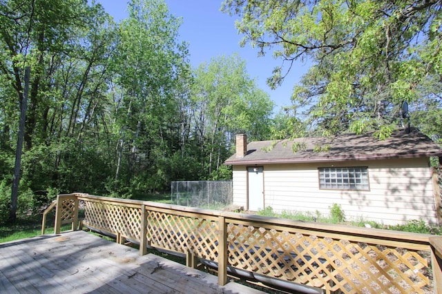 34007 Sunset Loop, Motley, MN 56466 - view of deck