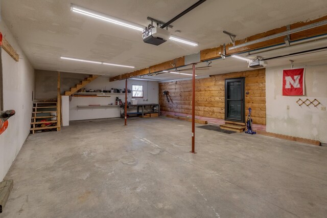 11375 Grouse Loop NW, Walker, MN 56484 - garage featuring a garage door opener