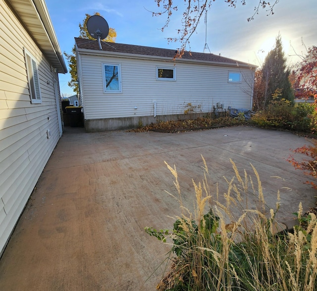 view of rear view of property