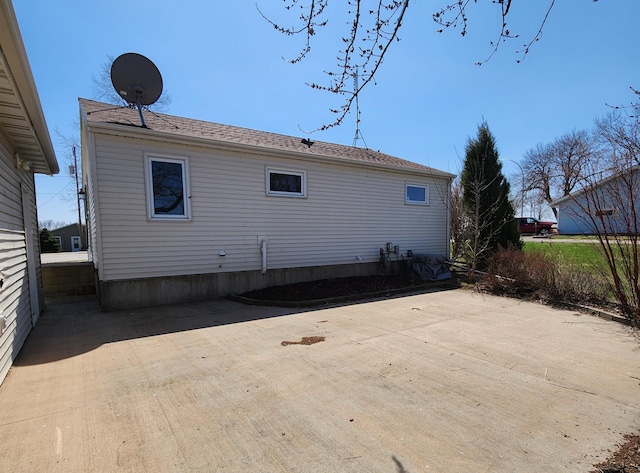rear view of house with a patio area