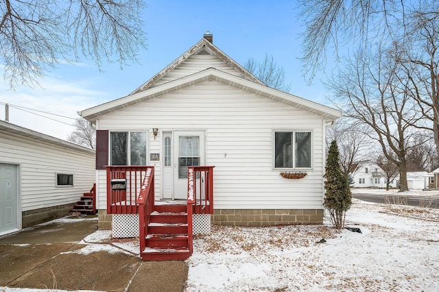 view of front of home