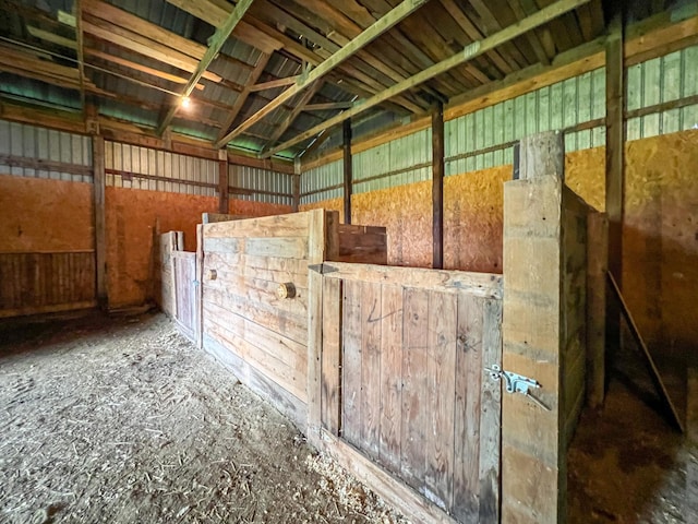 view of stable