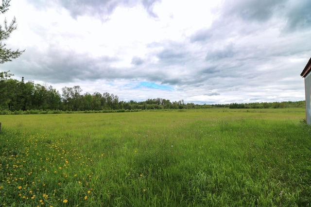 view of nature featuring a rural view