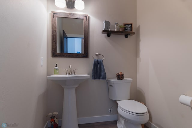 bathroom with toilet