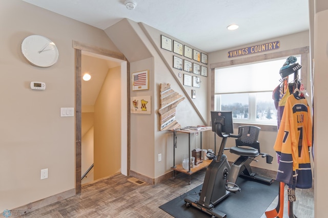 view of workout room