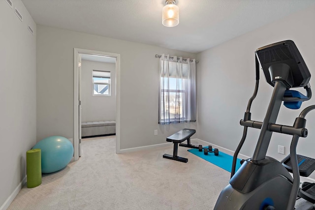 4884 Avery Ct, Eagan, MN 55123 - exercise area featuring carpet and baseboards