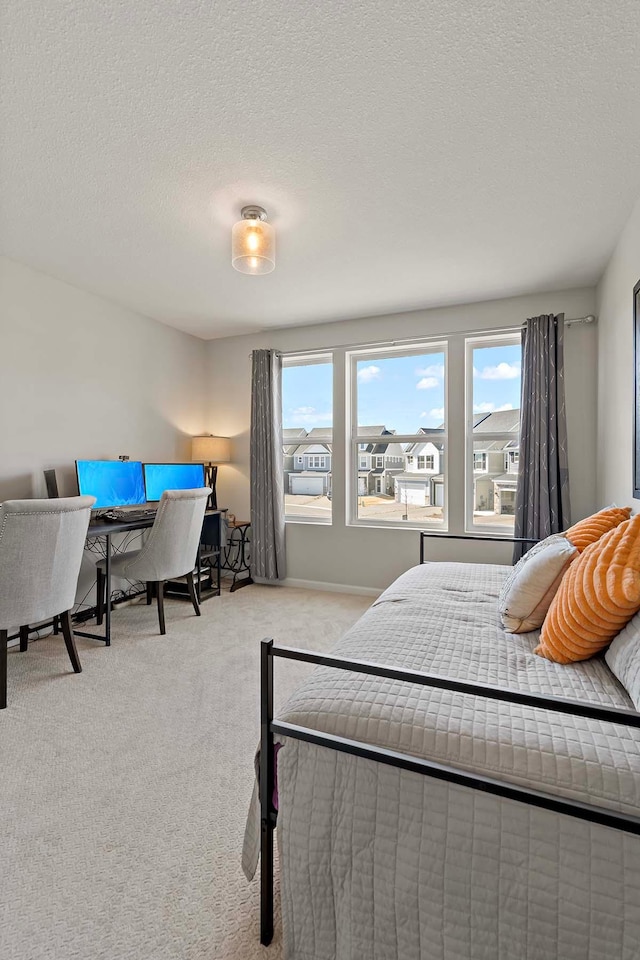 4884 Avery Ct, Eagan, MN 55123 - bedroom featuring carpet floors and a textured ceiling