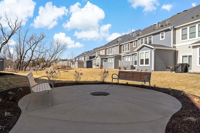 4884 Avery Ct, Eagan, MN 55123 - view of patio / terrace featuring a residential view