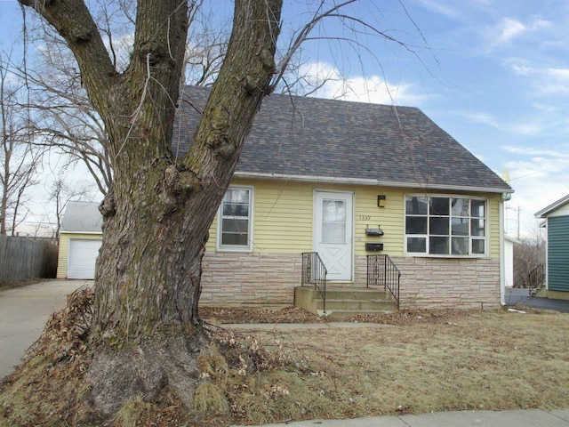 view of front of home