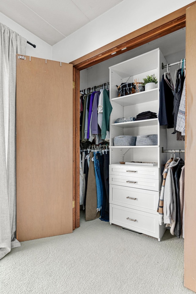 view of closet