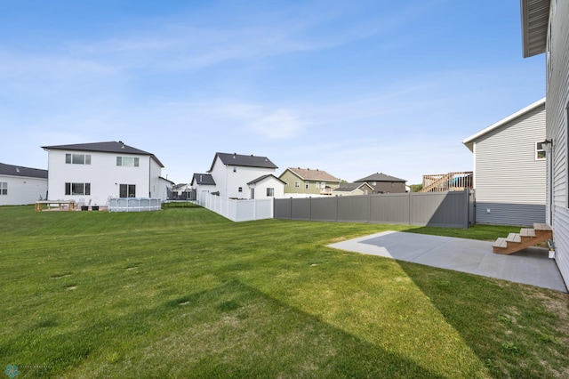 5476 Lori Ln W, West Fargo, ND 58078 - view of yard with a patio area and a residential view