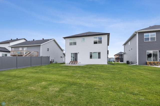 5476 Lori Ln W, West Fargo, ND 58078 - back of house featuring a patio area and cooling unit