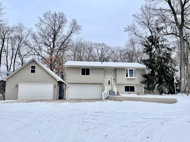 view of bi-level home