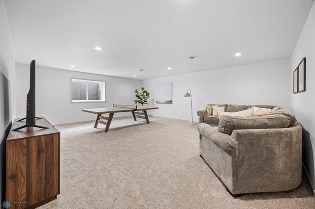 8334 61st St S, Horace, ND 58047 - living room with light colored carpet and recessed lighting