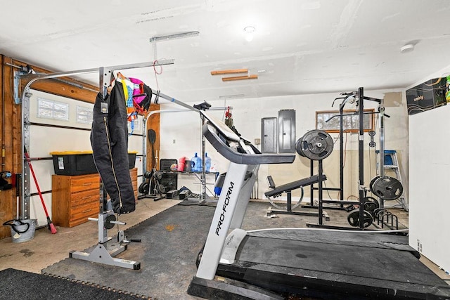 view of workout room