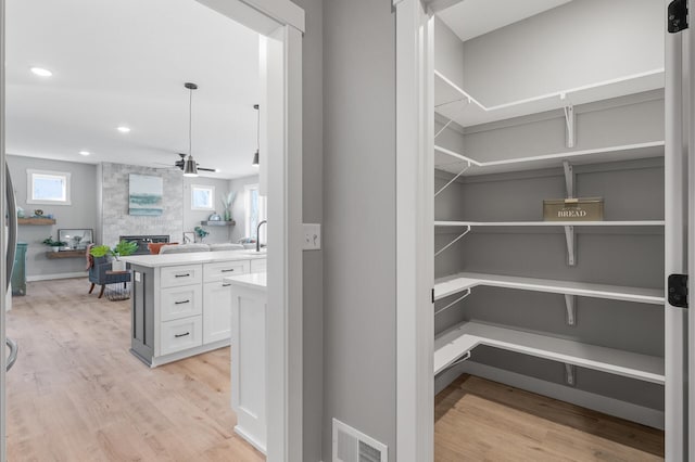 pantry with sink