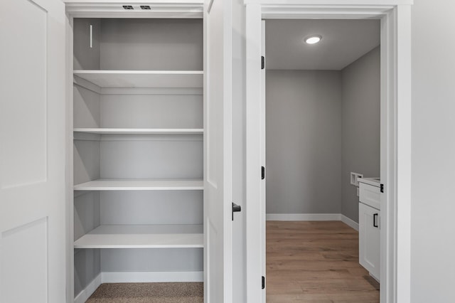 view of closet