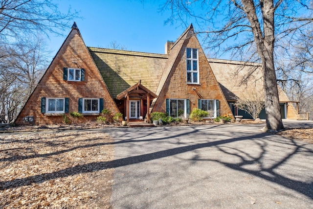 view of english style home