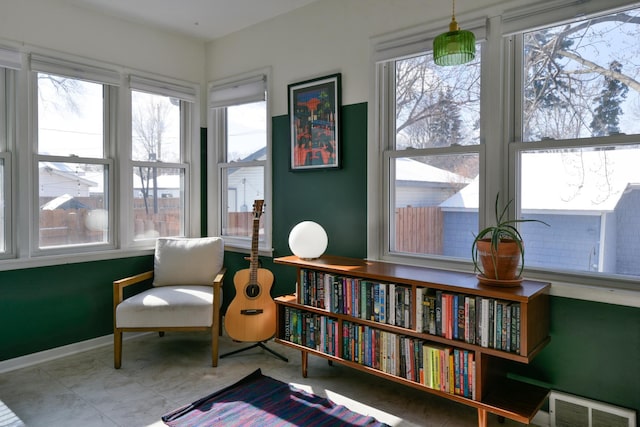 view of living area