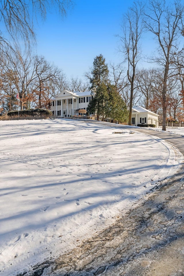 exterior space featuring covered porch