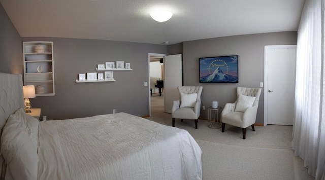 bedroom featuring carpet flooring