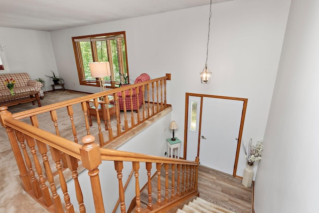 4879 Mayelin Ave NE, Saint Michael, MN 55376 - staircase with wood finished floors