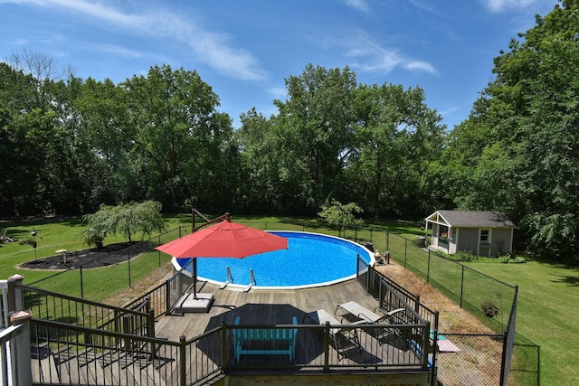 4879 Mayelin Ave NE, Saint Michael, MN 55376 - view of swimming pool with a deck