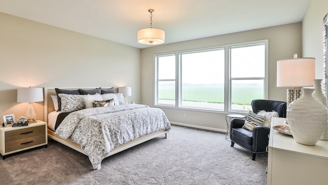 bedroom with carpet flooring