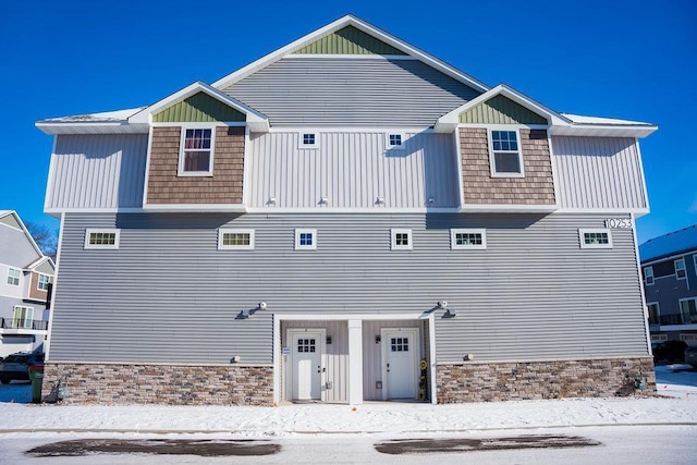 view of rear view of property