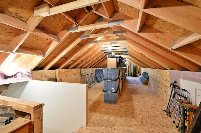 2772 25th Ave Unit B, Cedar Lake Twp, WI 54868 - view of unfinished attic