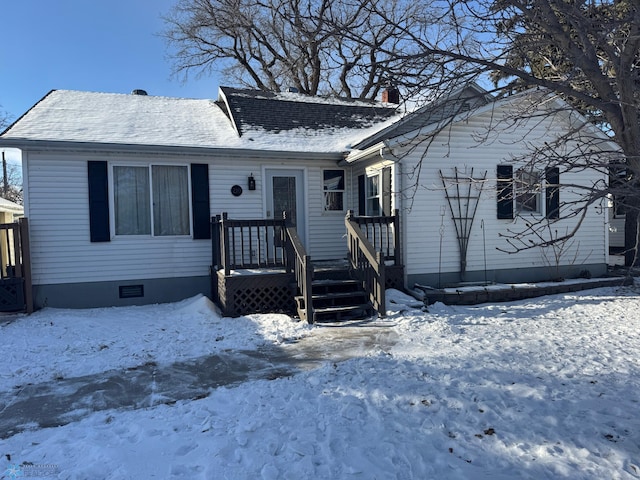 view of front of home