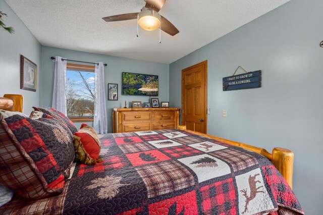 1378 Larrup Trl SW, Pine River, MN 56474 - bedroom with ceiling fan