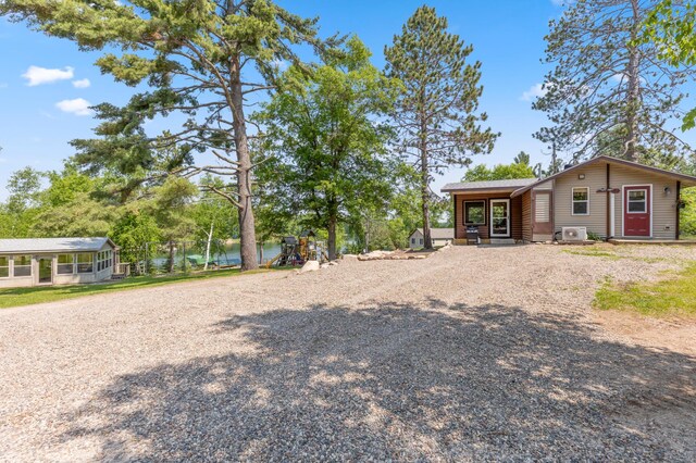 1378 Larrup Trl SW, Pine River, MN 56474 - view of yard with gravel driveway and a cooling unit