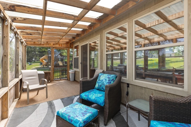 1378 Larrup Trl SW, Pine River, MN 56474 - sunroom / solarium featuring plenty of natural light