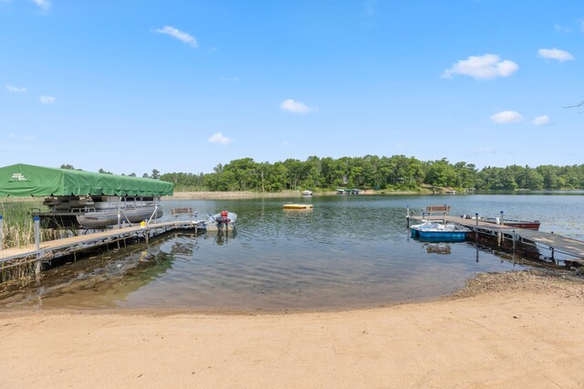 1378 Larrup Trl SW, Pine River, MN 56474 - dock featuring a water view
