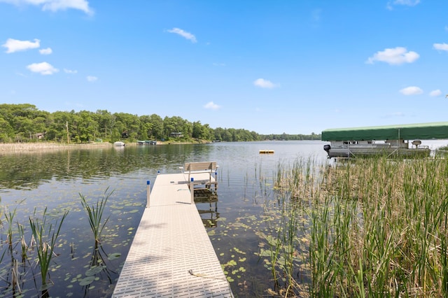 1378 Larrup Trl SW, Pine River, MN 56474 - dock with a water view