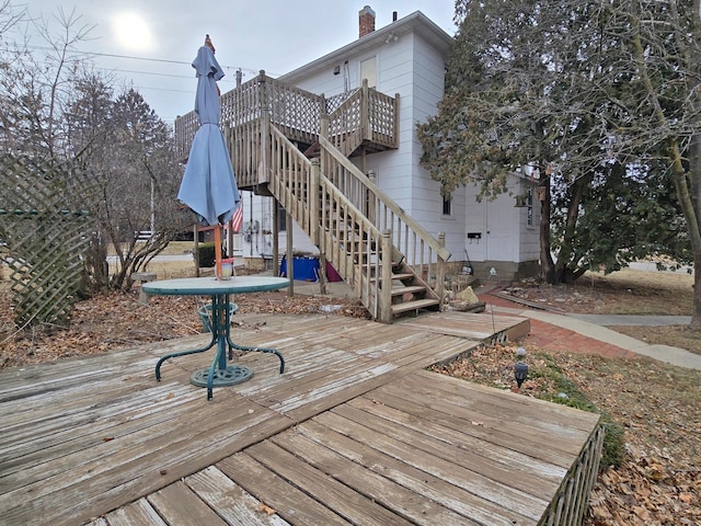 view of deck