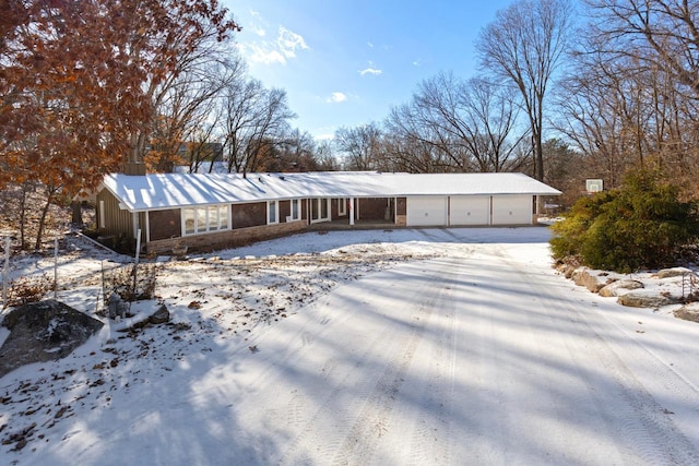 view of ranch-style house