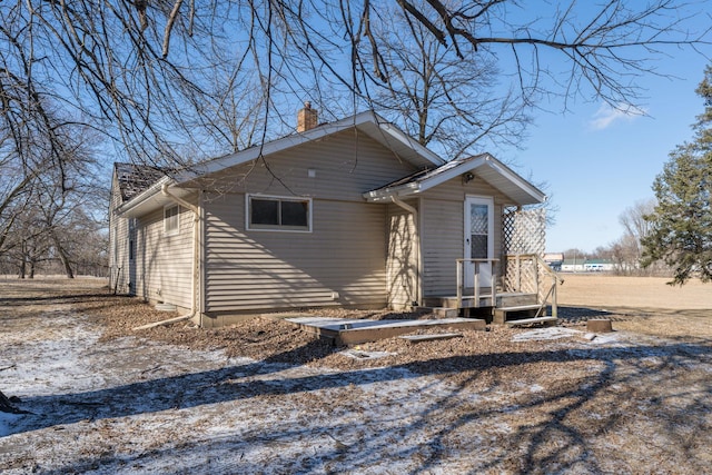 view of front of property