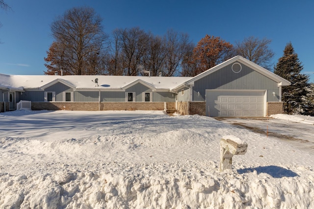 ranch-style house with a garage