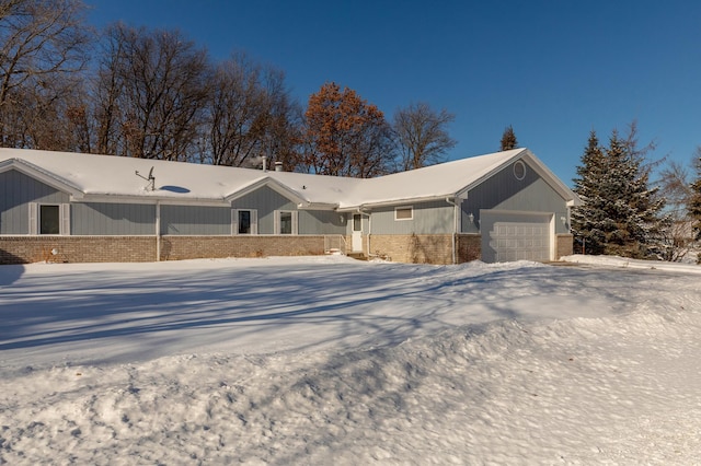 ranch-style house with a garage