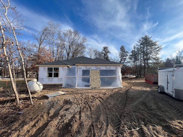 view of rear view of property