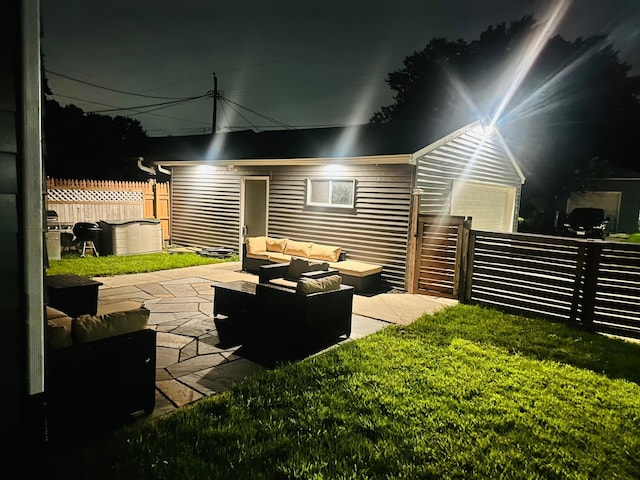 view of patio / terrace with outdoor lounge area