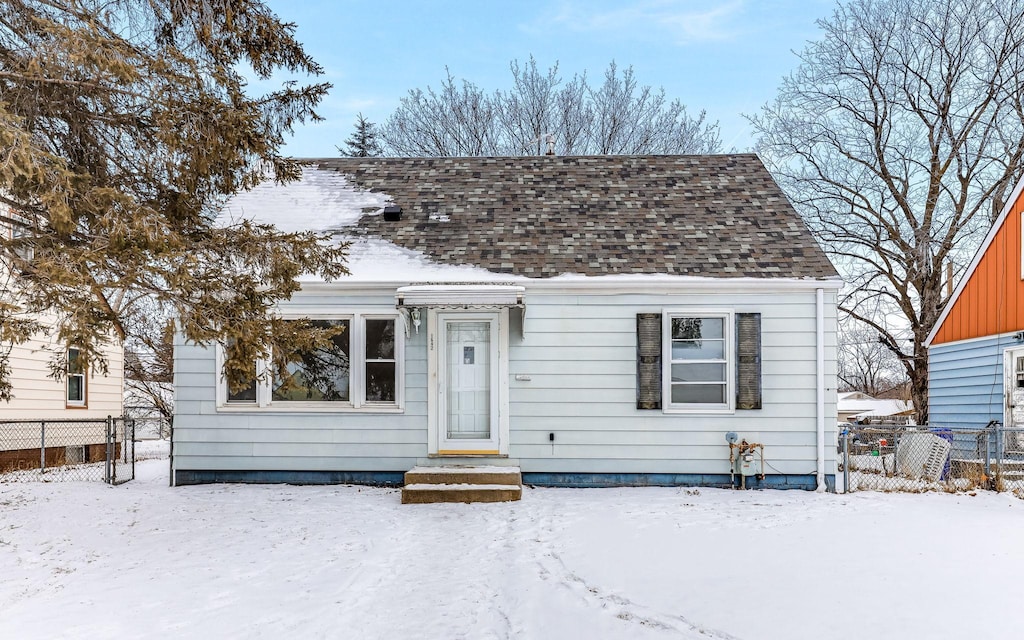 view of front of home