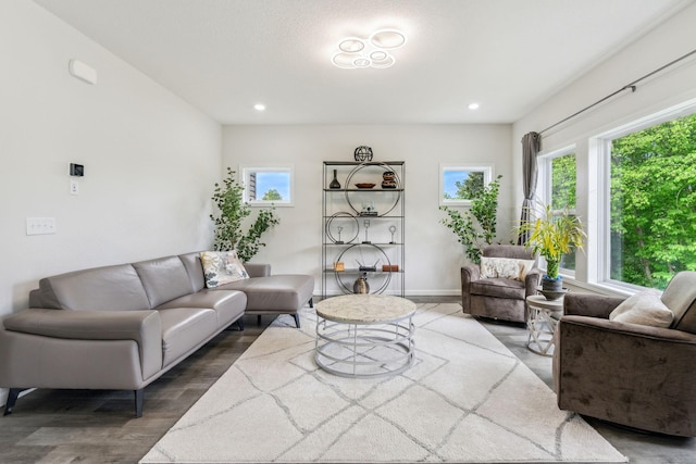 18338 Dove Ct, Eden Prairie, MN 55347 - living room featuring hardwood / wood-style flooring and plenty of natural light