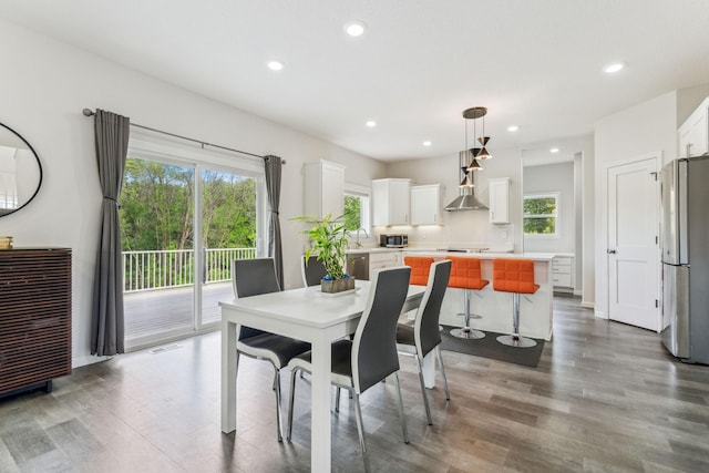 18338 Dove Ct, Eden Prairie, MN 55347 - dining room with hardwood / wood-style floors