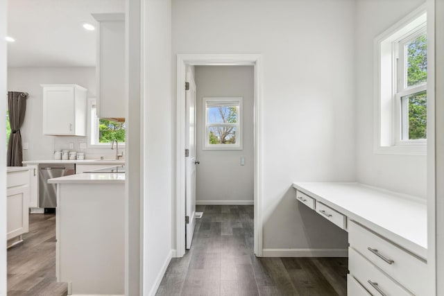 18338 Dove Ct, Eden Prairie, MN 55347 - bathroom with hardwood / wood-style floors and a wealth of natural light