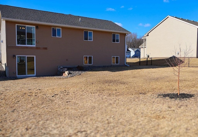 view of back of property