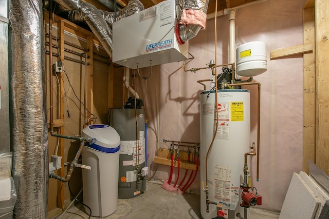 utilities with gas water heater